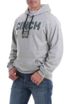 'Cinch' Men's CINCH Applique Hoodie - Heather Grey