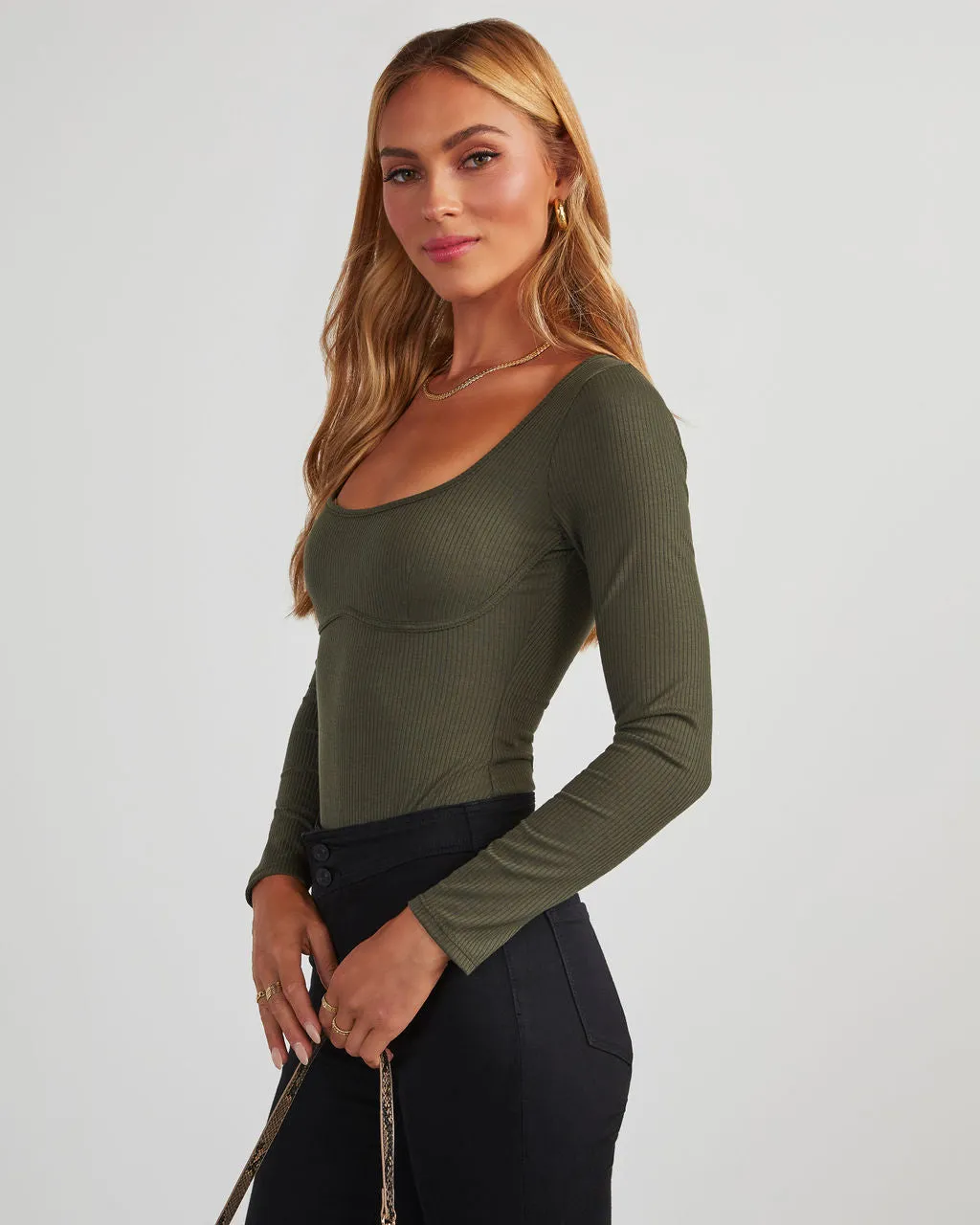 City Hangs Scoop Neck Bodysuit