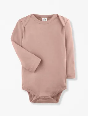 Classic Long Sleeve Bodysuit in Blush