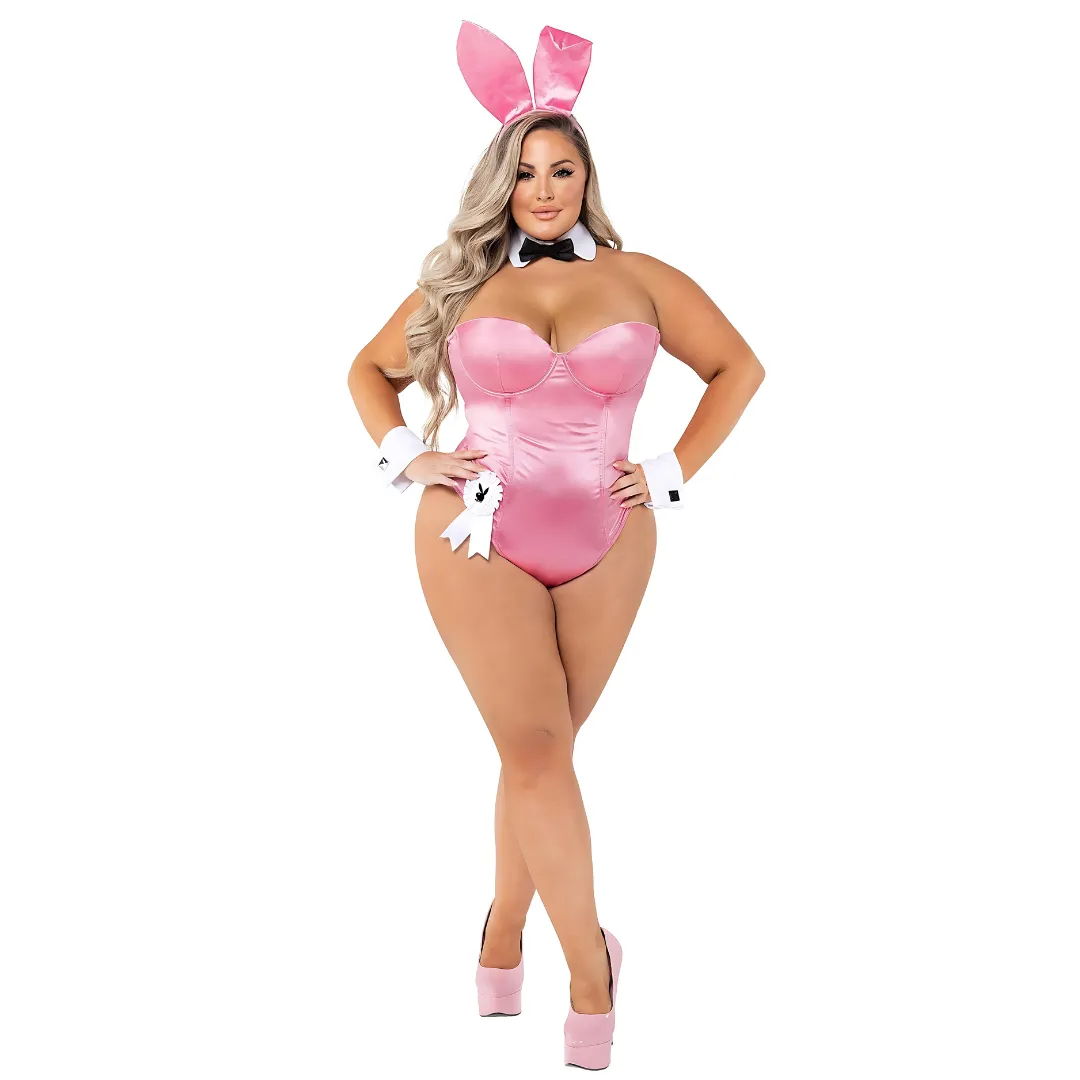 Classic Playboy Bunny Costume - 7 Colours