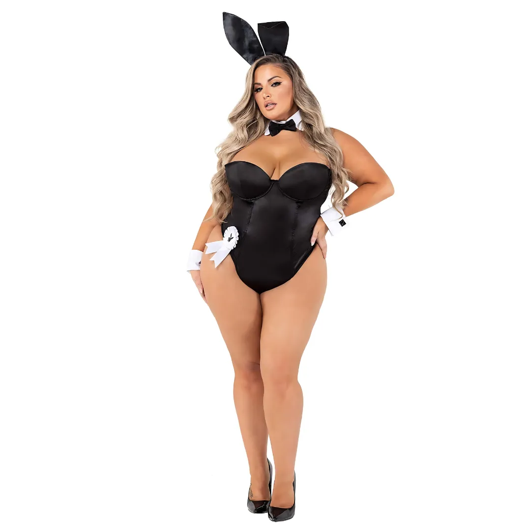 Classic Playboy Bunny Costume - 7 Colours