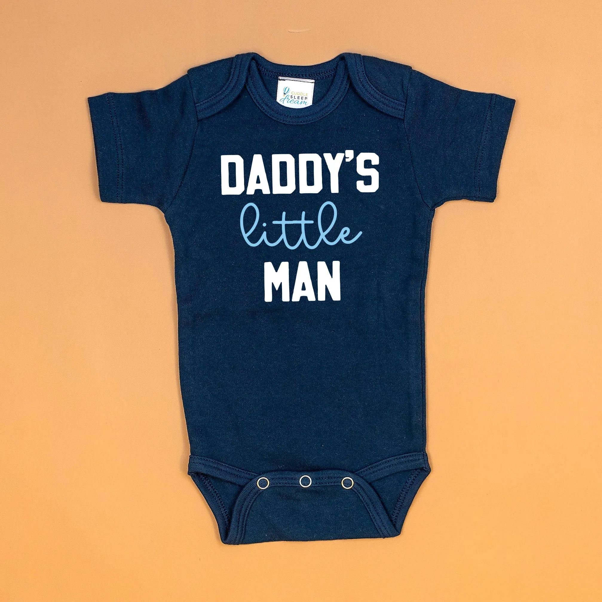 Daddy's Little Man | Navy Bodysuit