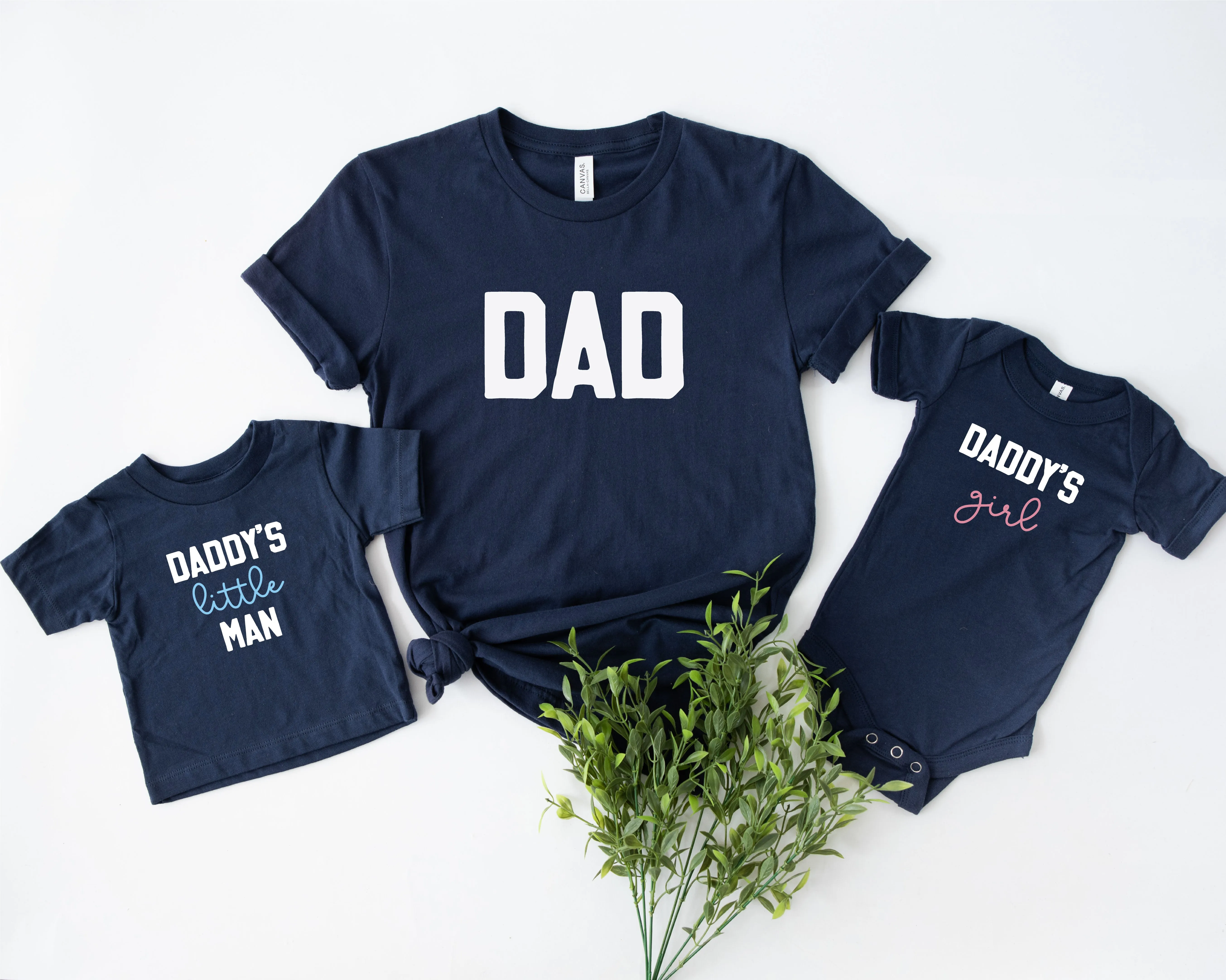 Daddy's Little Man | Navy Bodysuit