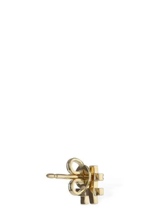 Delfina Delettrez   1987 18kt Gold &amp; diamond mono earring 