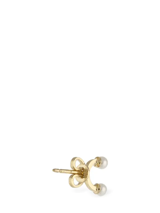 Delfina Delettrez   Dots 18kt Gold &amp; pearl mono earring 