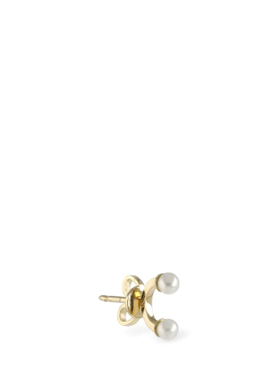 Delfina Delettrez   Dots 18kt Gold &amp; pearl mono earring 