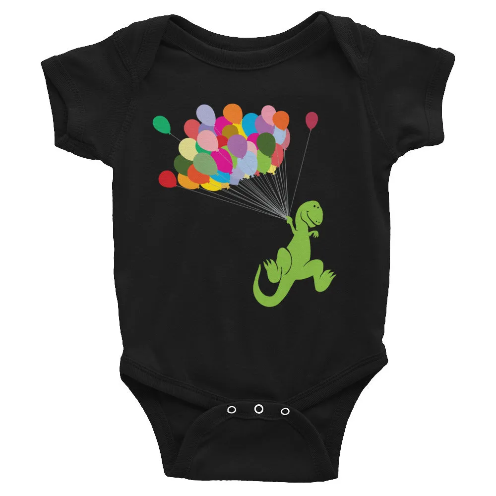 Dinosaur Balloons Infant Bodysuit