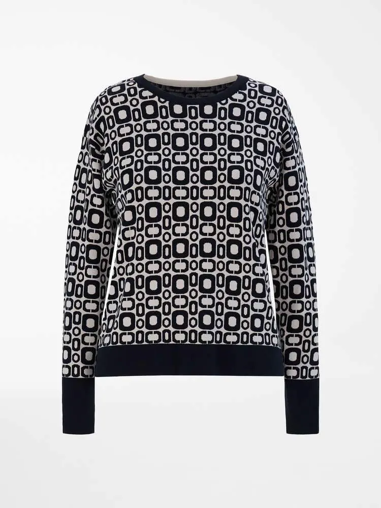 Divo Jacquard Crew Neck