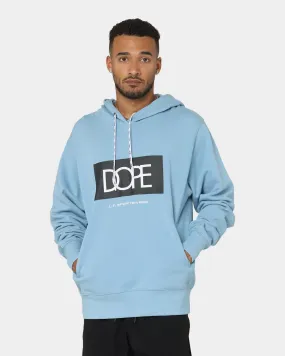 DOPE LA Box Logo Hoodie Pale Blue