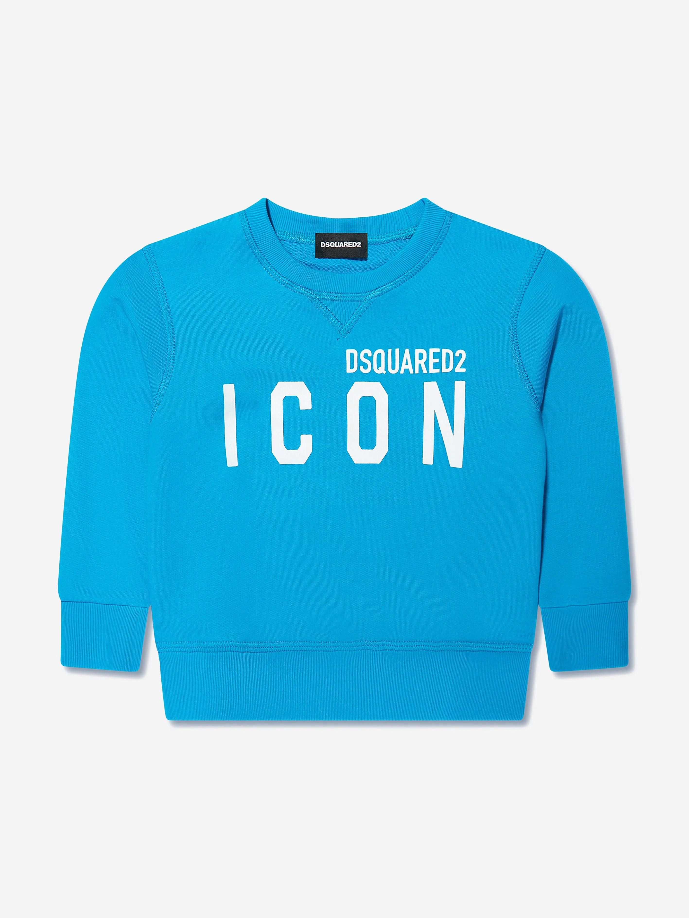 Dsquared2 Kids Icon Sweatshirt In Blue