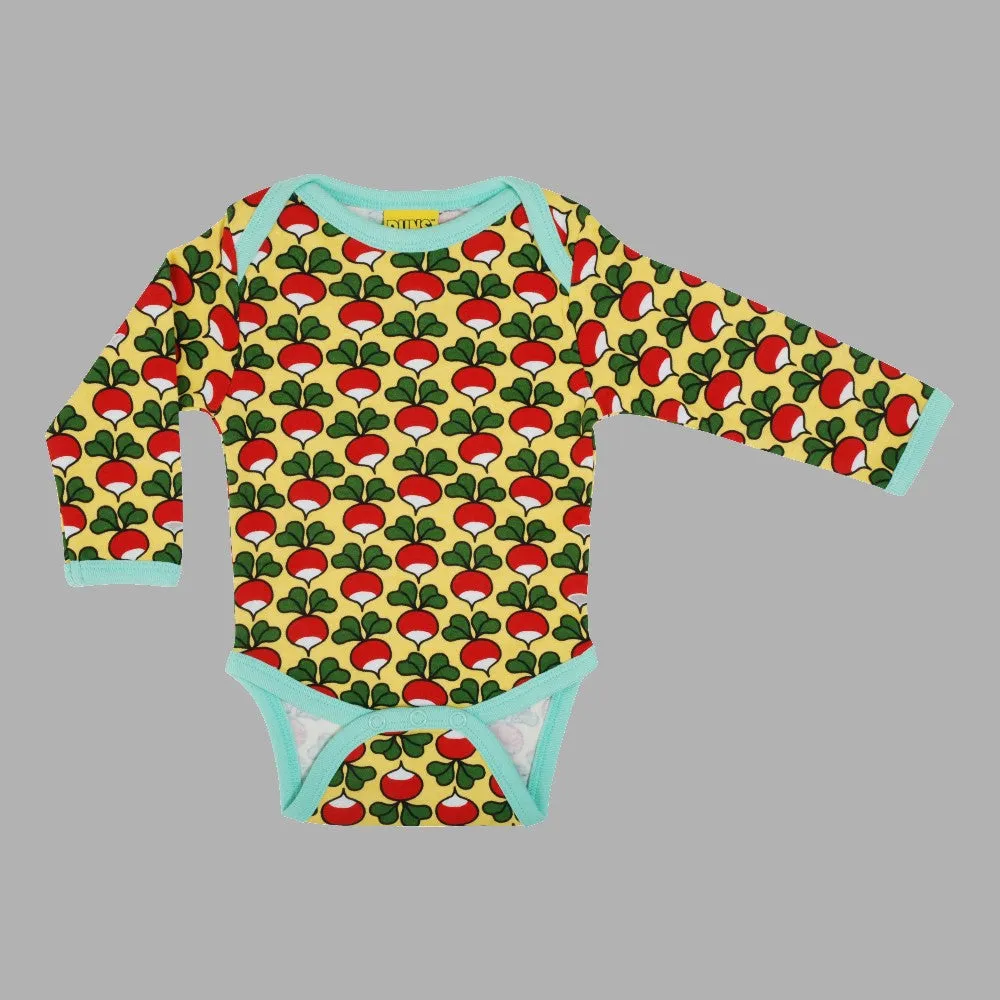 Duns Radish Long Sleeve Bodysuit - Aspen Gold