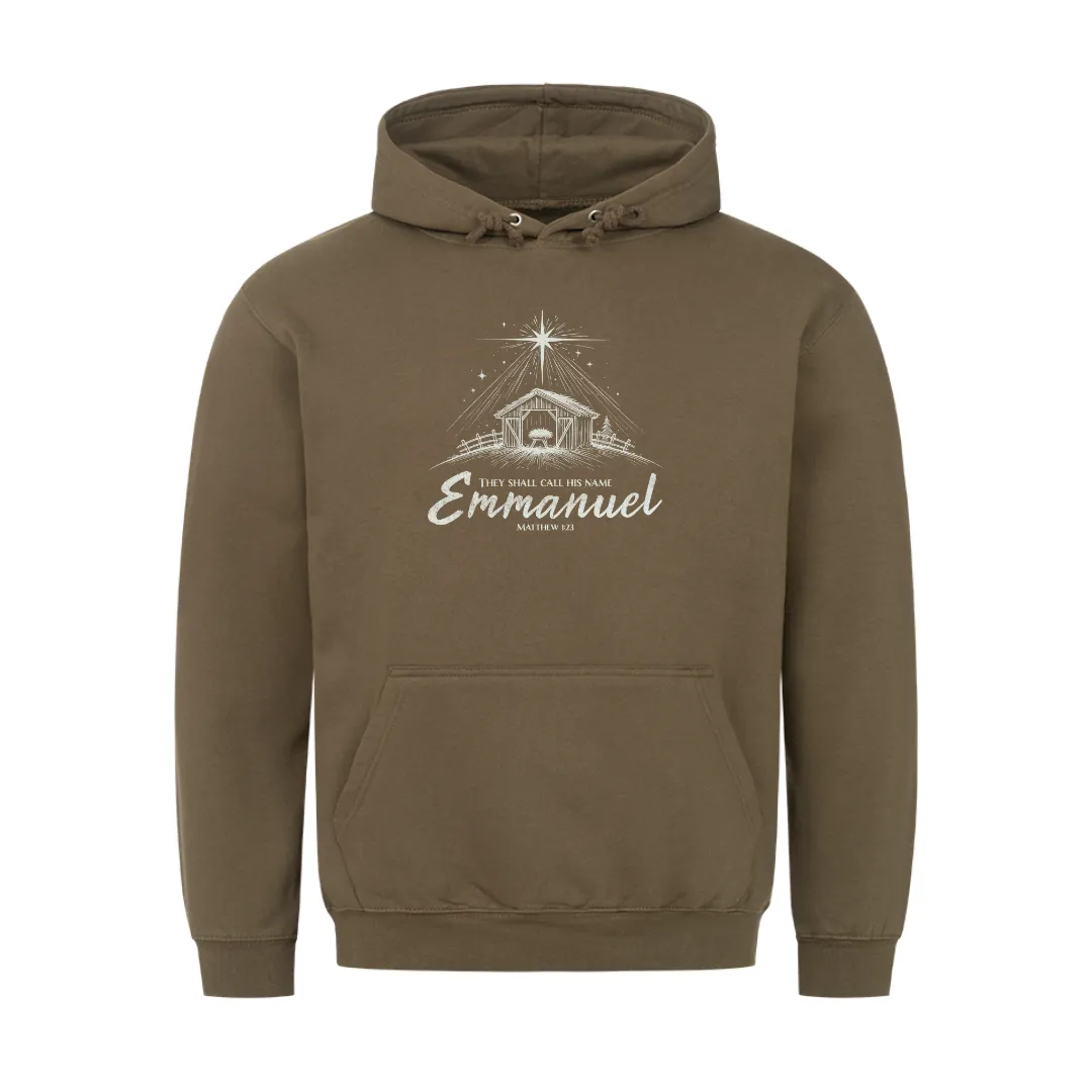 Emmanuel Matthew 1,23 Christmas Hoodie