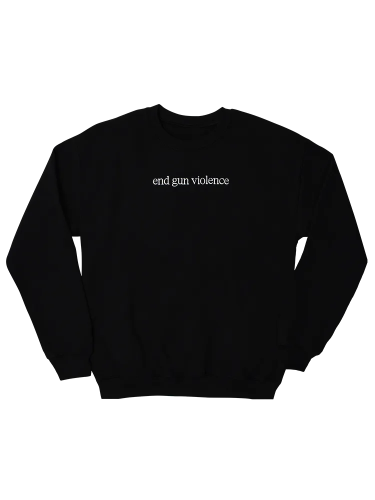 End Gun Violence Embroidered Sweatshirt