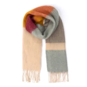 Extra Thick Scarf in Autumn Evening