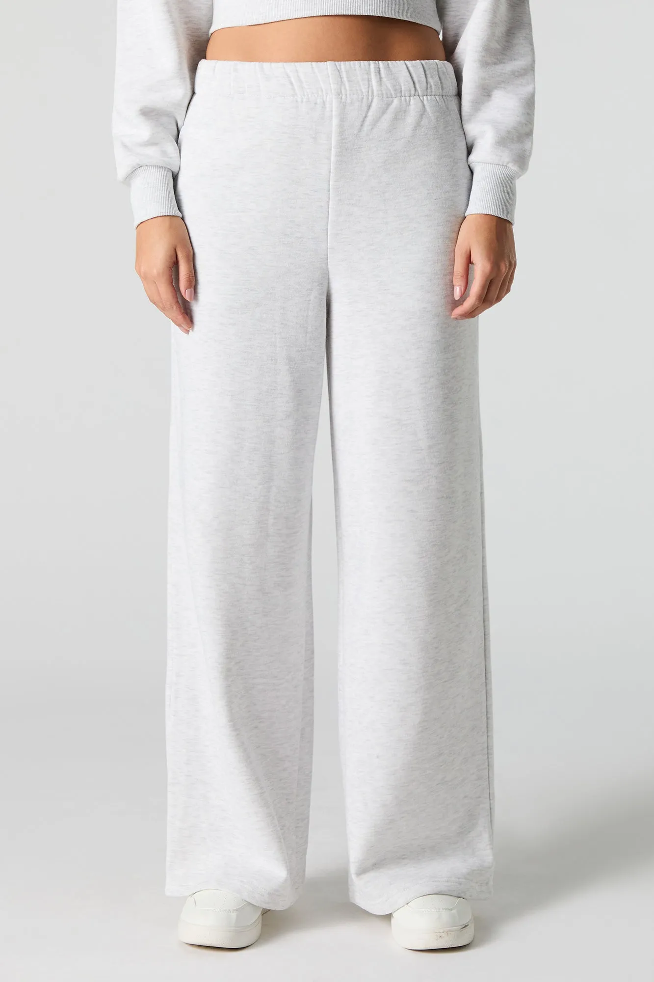 Fleece Wide Leg Sweatpant