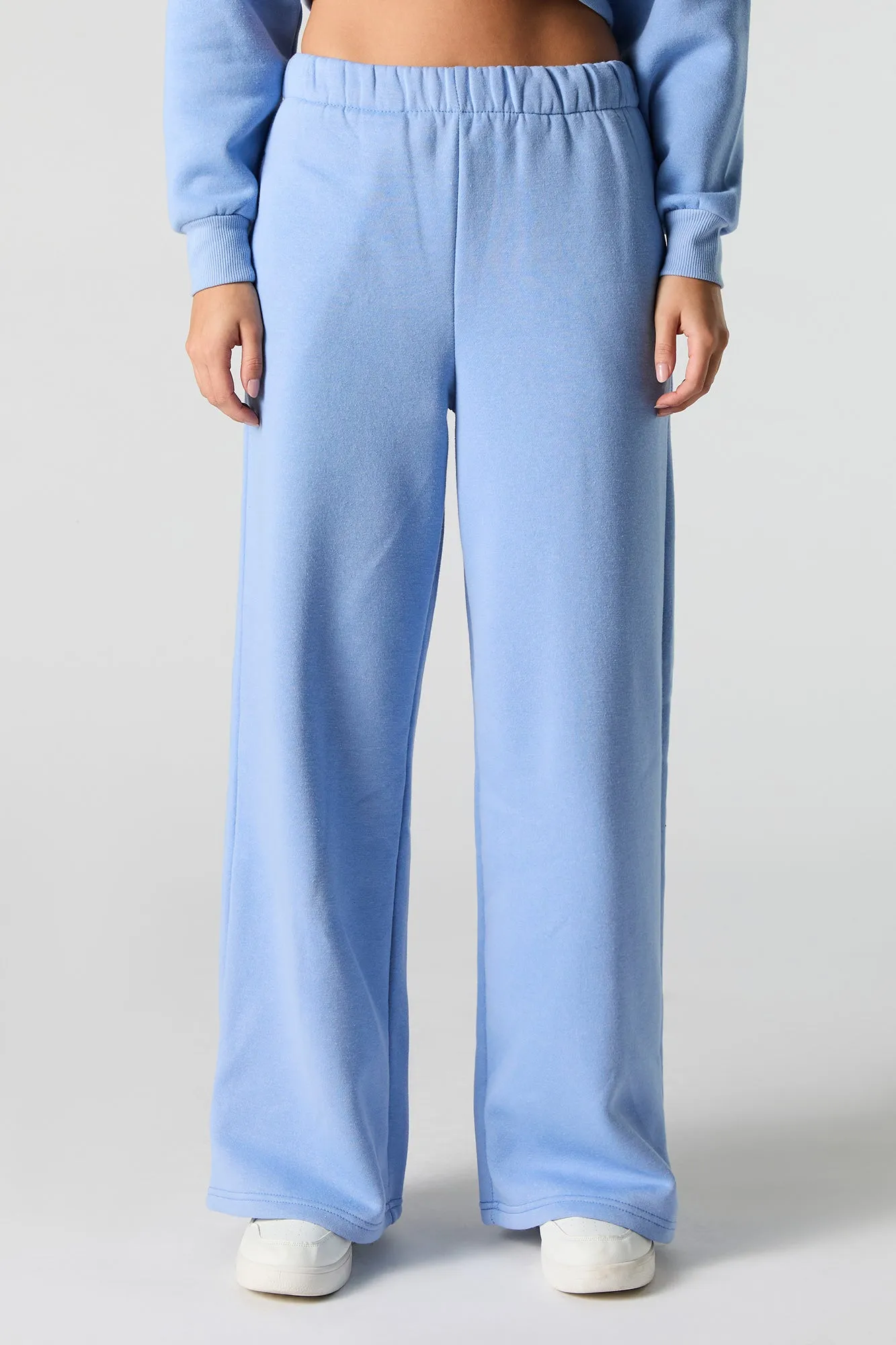 Fleece Wide Leg Sweatpant