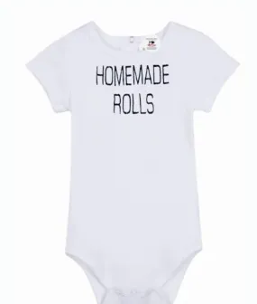 Funny Homemade Rolls Baby Toddler Unisex Bodysuit Onesie Gift