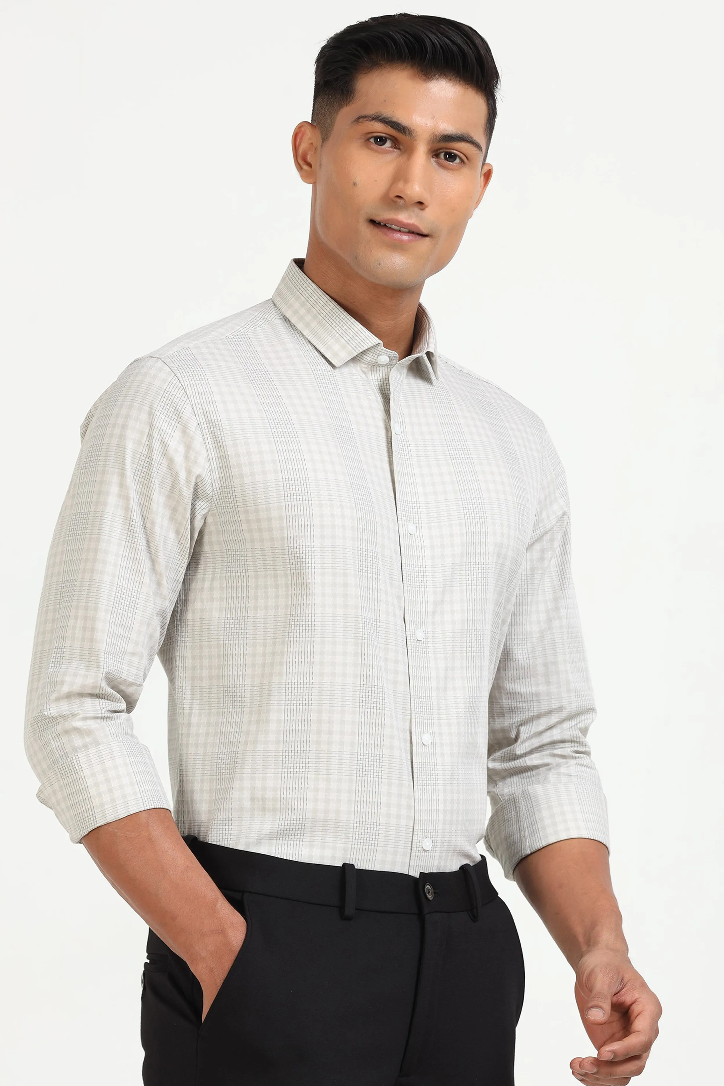 Gentleman's Checkered Formal Shirt