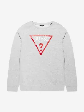 Guess Boys Fleece Logo Print Sweatshirt