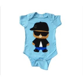 Hip Hop Onesie - Rad Rapper - Sunglasses