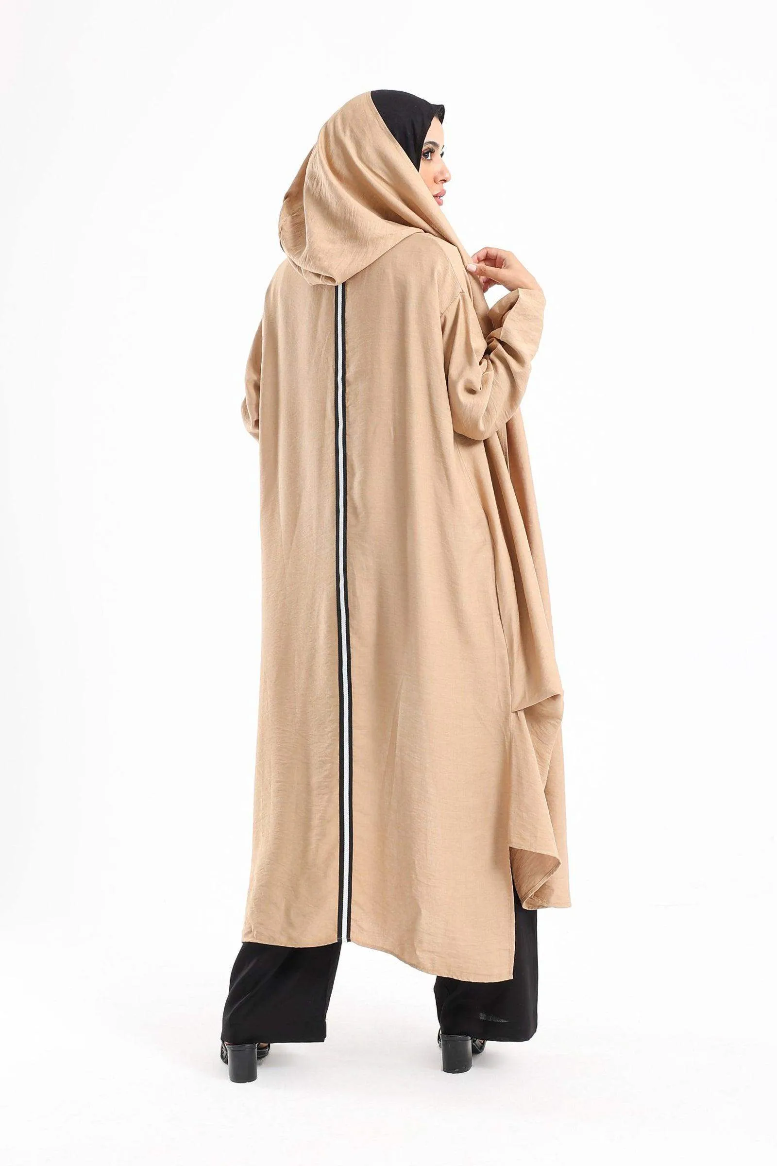 Hooded Draped Lounge Kimono