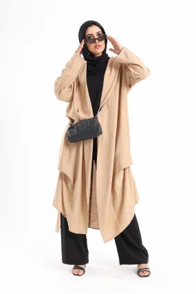 Hooded Draped Lounge Kimono