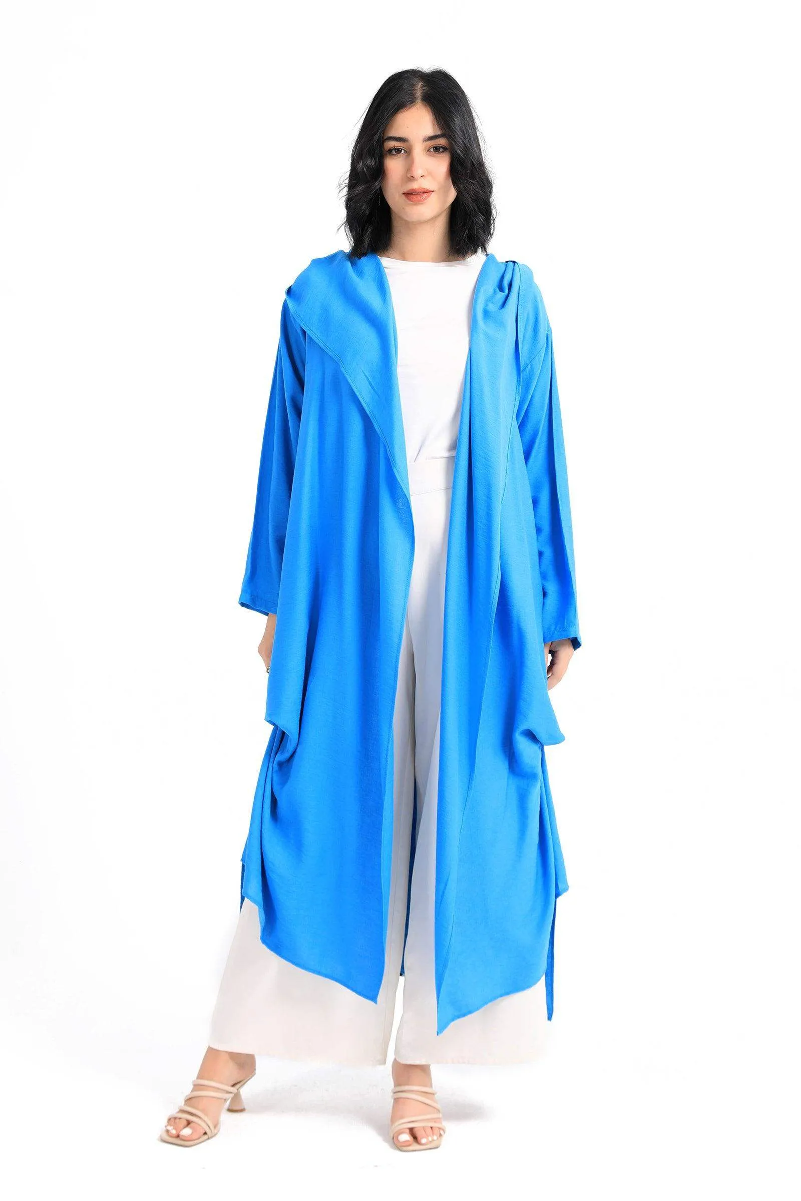 Hooded Draped Lounge Kimono