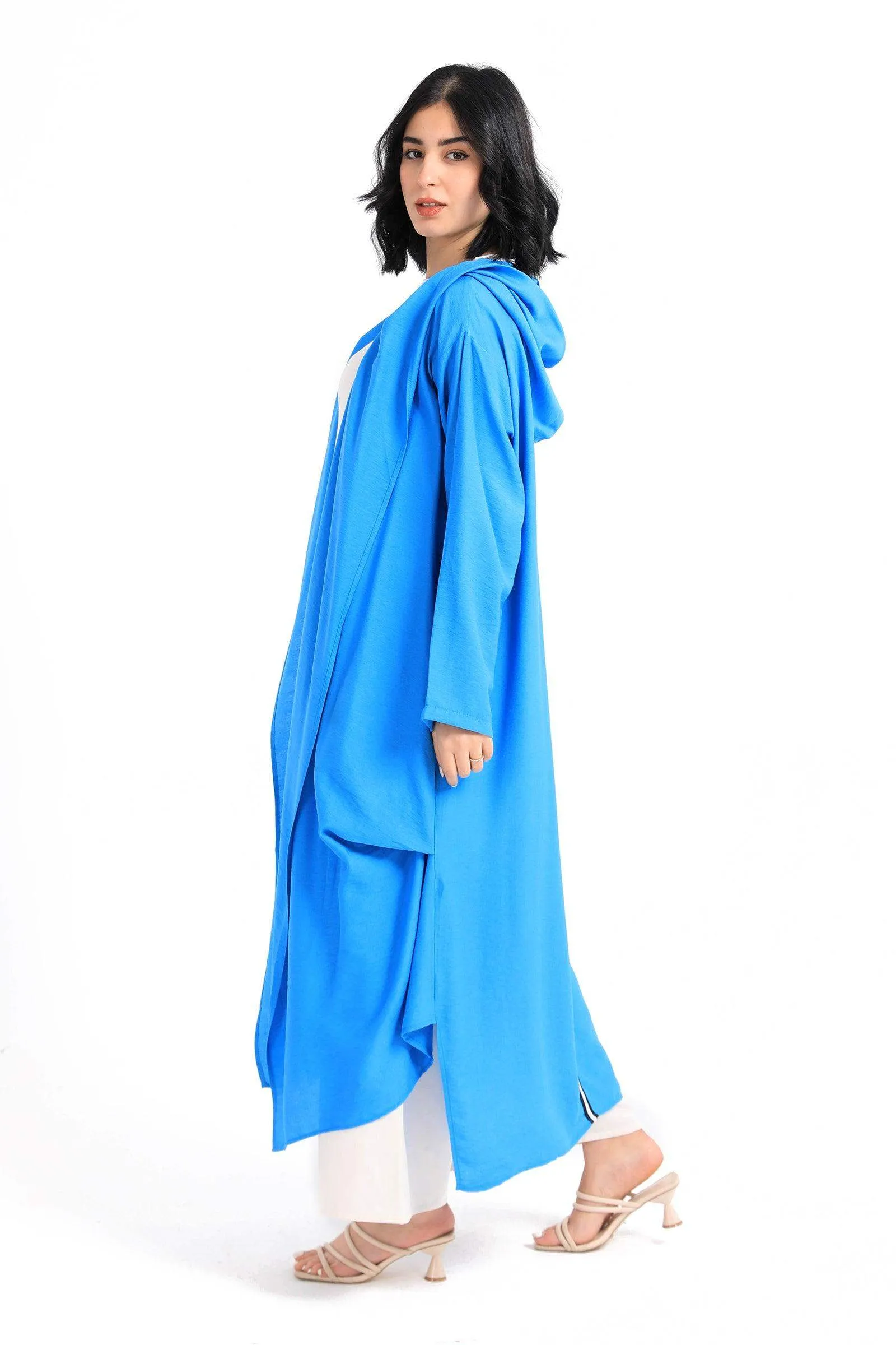 Hooded Draped Lounge Kimono