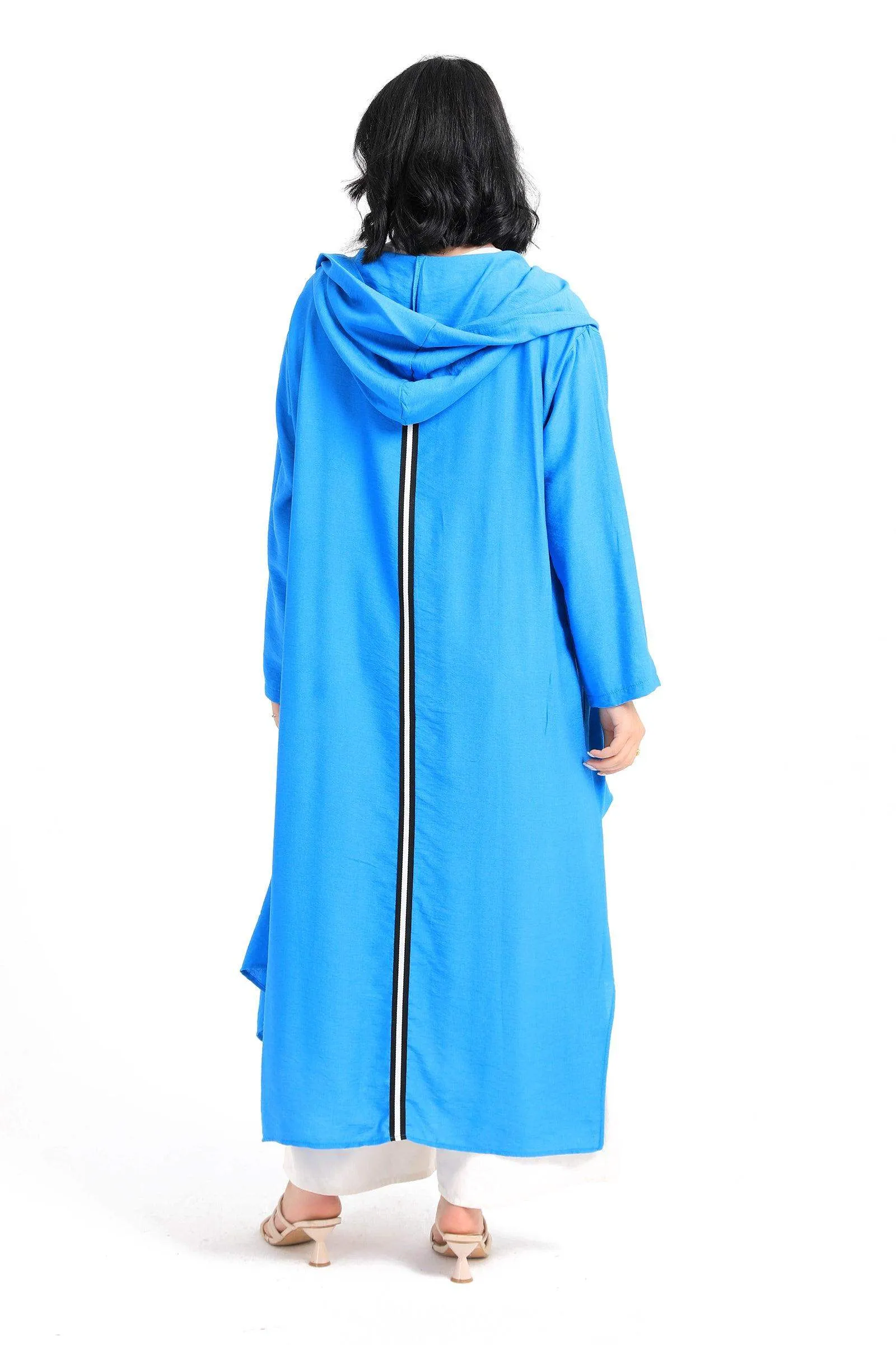 Hooded Draped Lounge Kimono