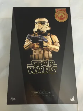 Hottoys Hot Toys 1/6 Scale MMS364 MMS 364 Star Wars - Stormtrooper (Gold Chrome Version) Action Figure NEW