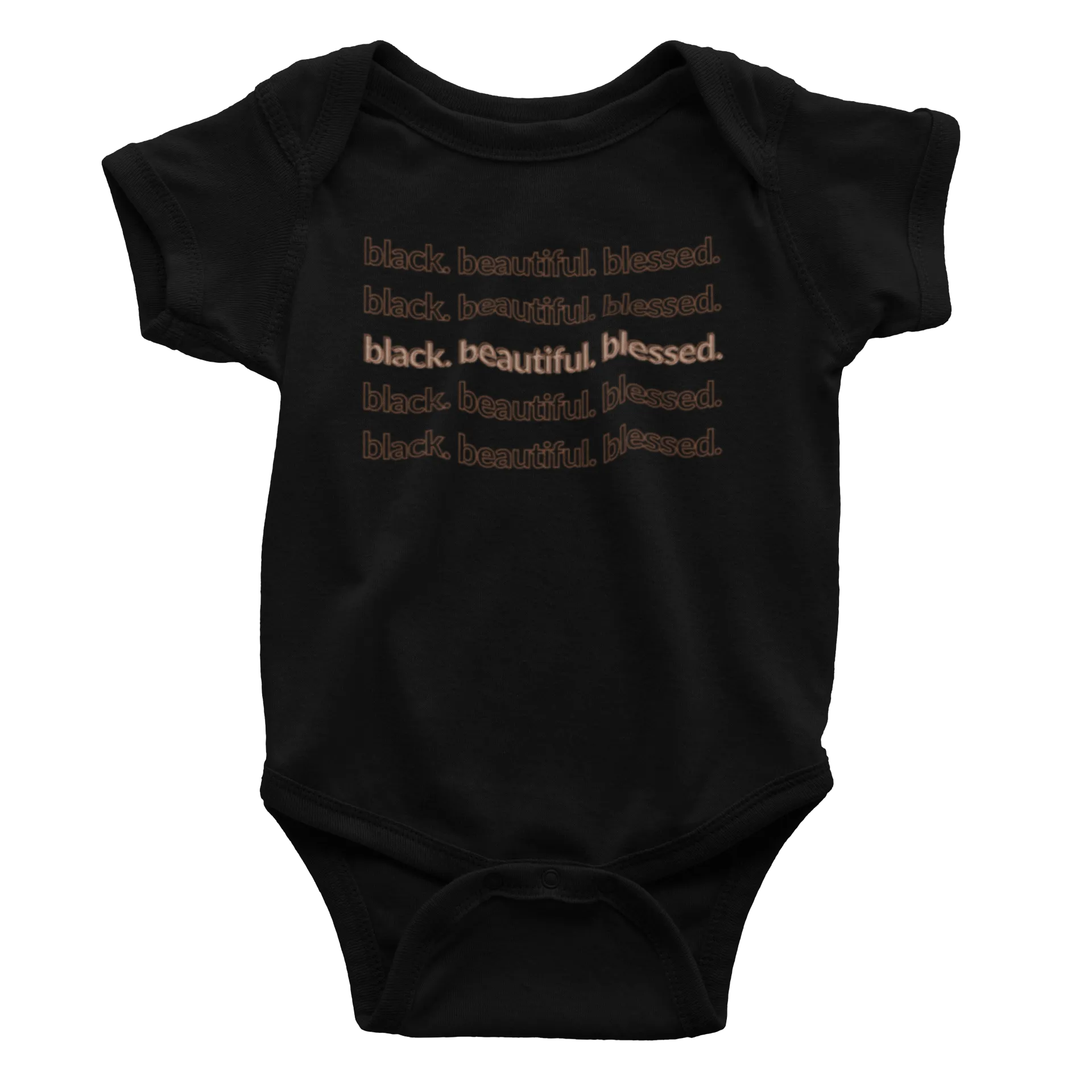 Infant Black. Beautiful. Blessed. - Bodysuit