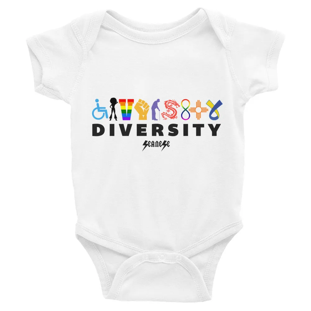 Infant Bodysuit---Diversity---Click for more shirt colors