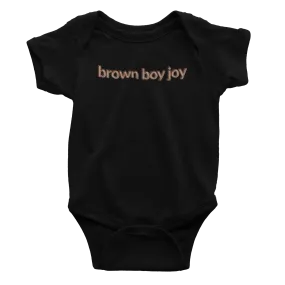 Infant Brown Boy Joy - Bodysuit