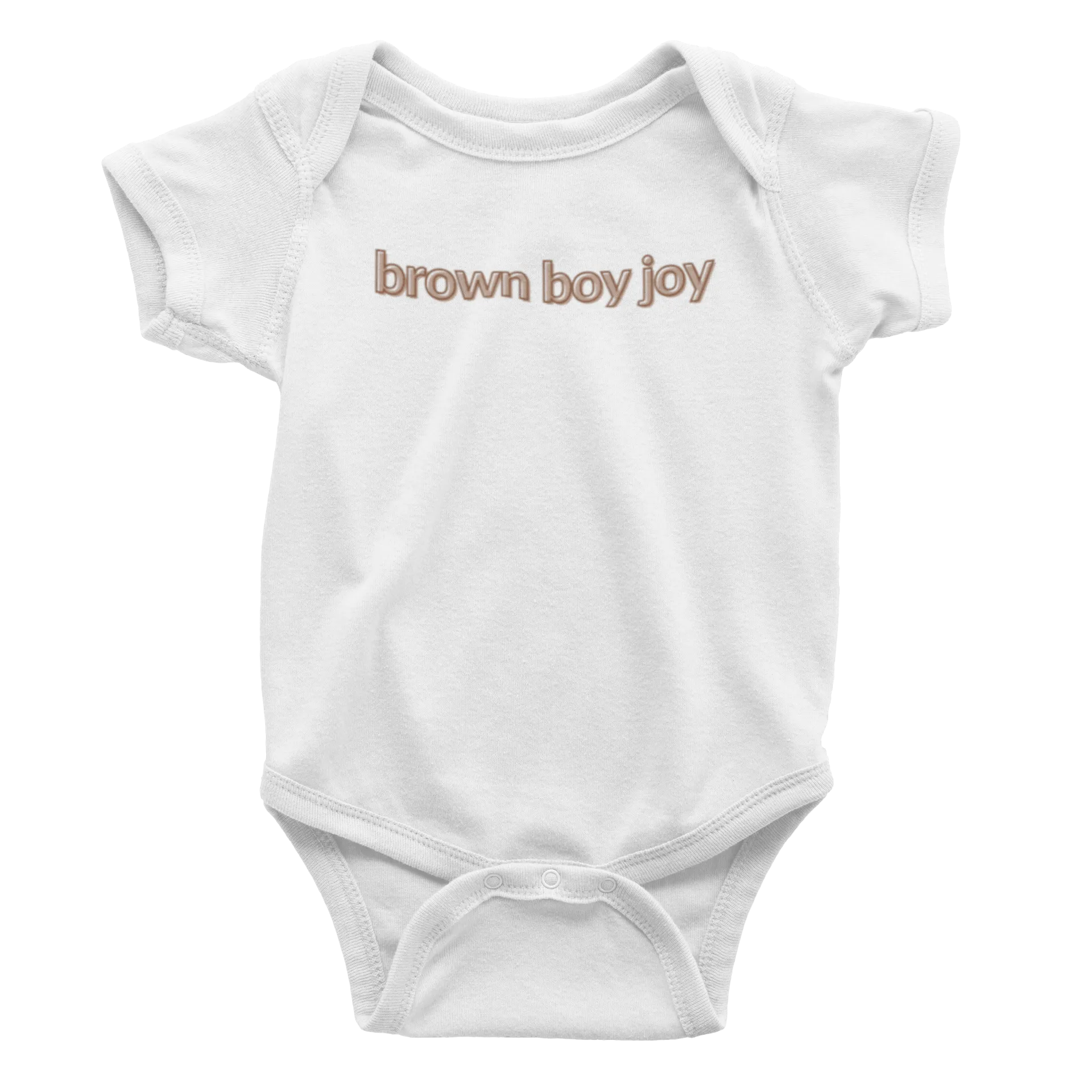 Infant Brown Boy Joy - Bodysuit