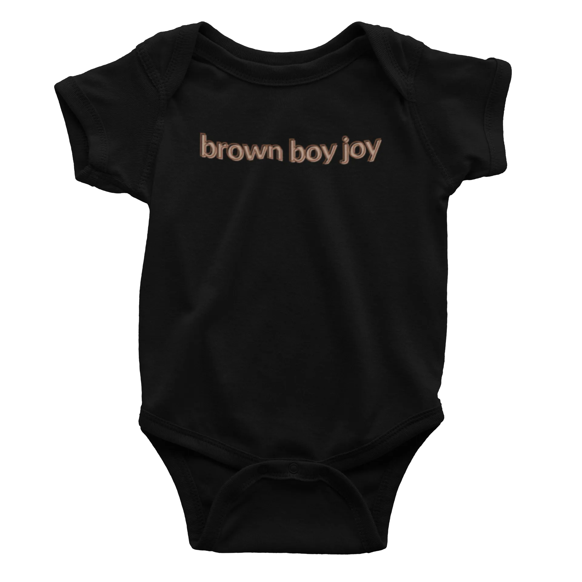 Infant Brown Boy Joy - Bodysuit