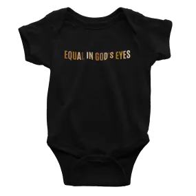 Infant Equal In God’s Eyes Black Multicolor - Bodysuit