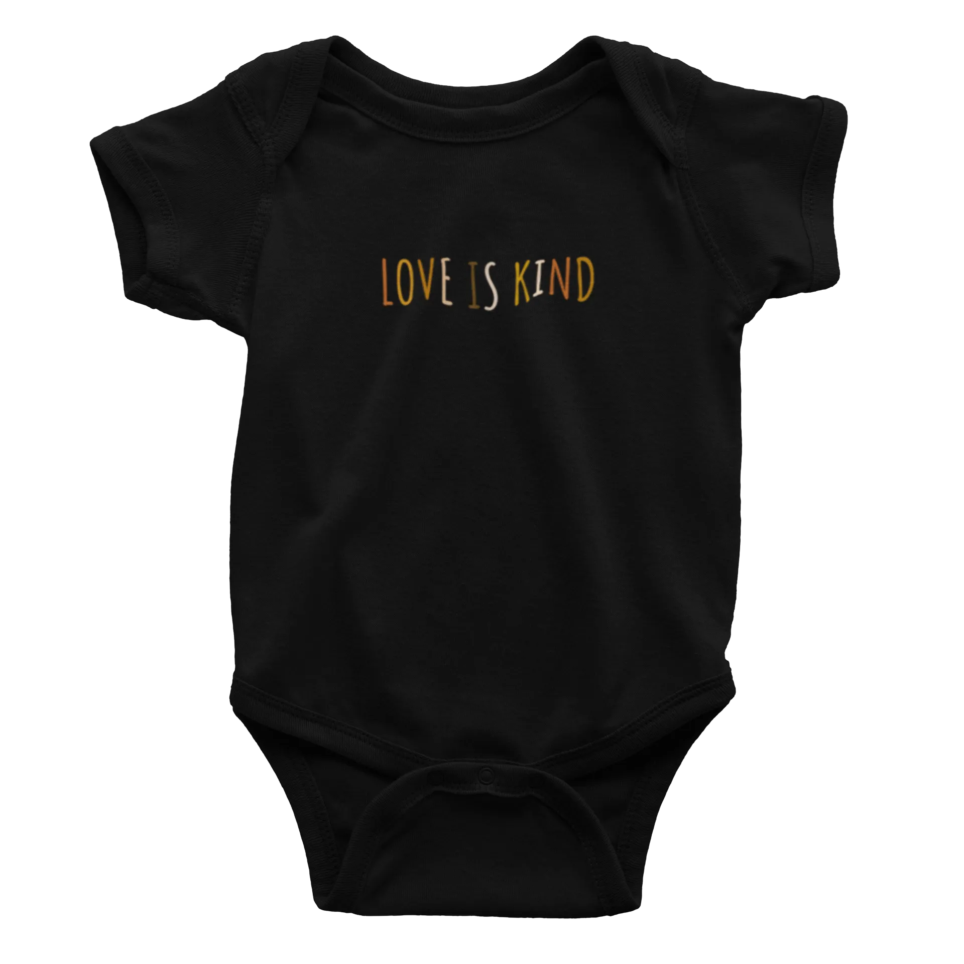 Infant Love Is Kind Black Multicolor - Bodysuit