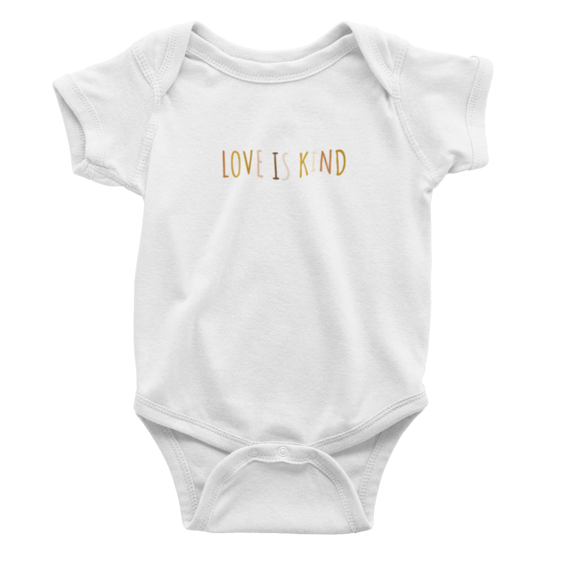 Infant Love Is Kind Black Multicolor - Bodysuit