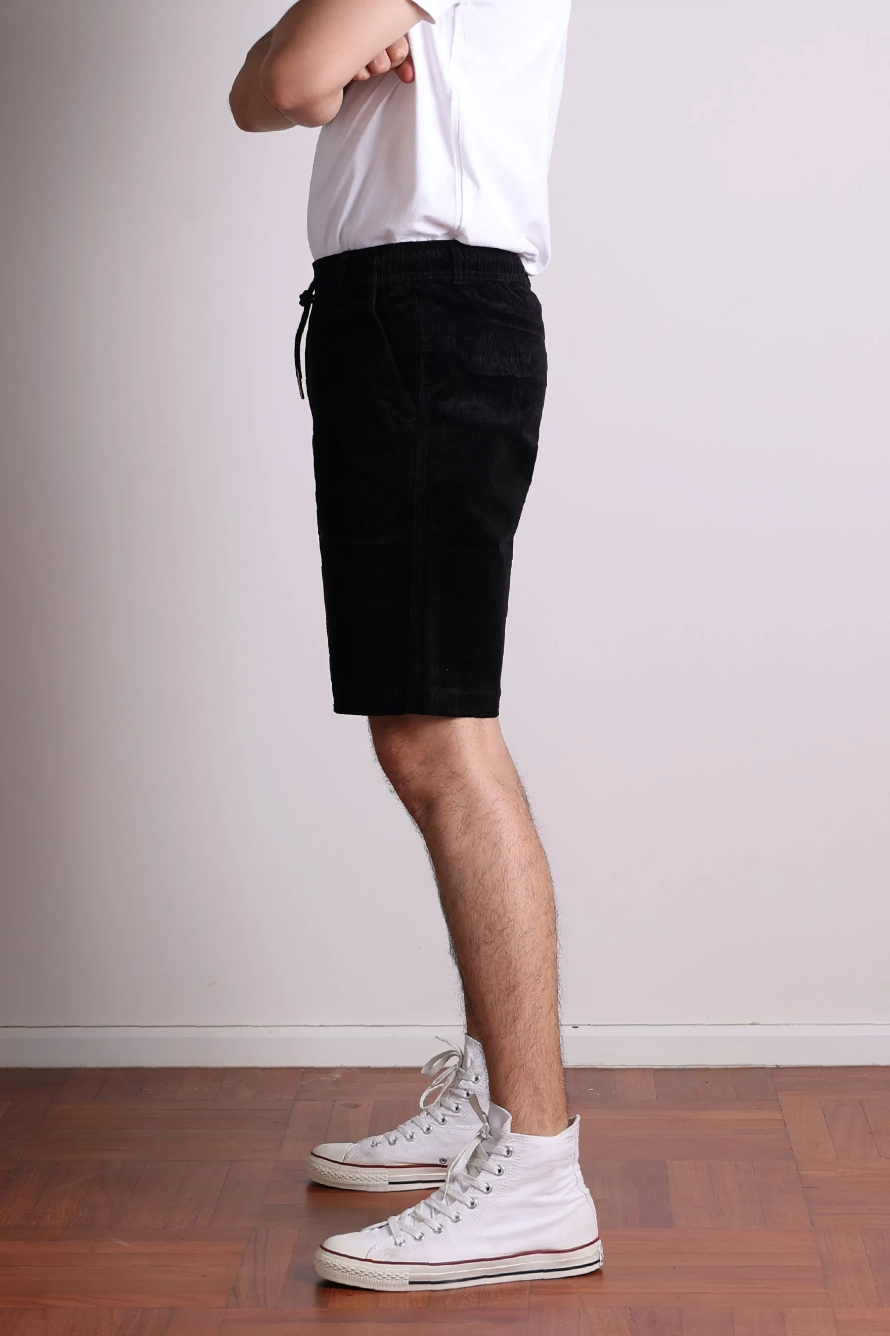 Jack Russel - Men Shorts - Handwerk JS-333/16 Slim Fit Corduroy Black