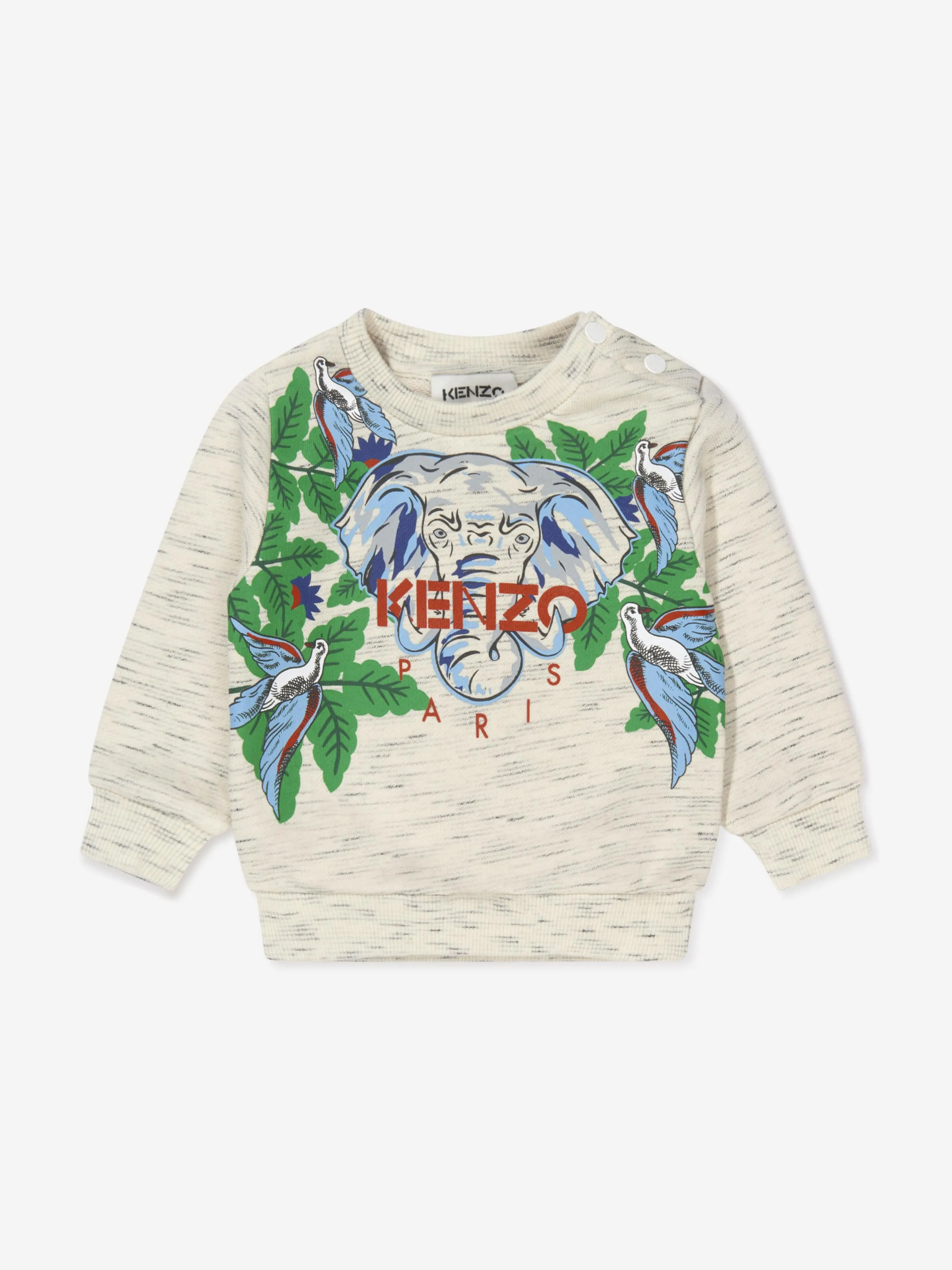 KENZO Baby Boys Elephant Print Sweatshirt