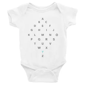 Letter Diamond Onesie - Y