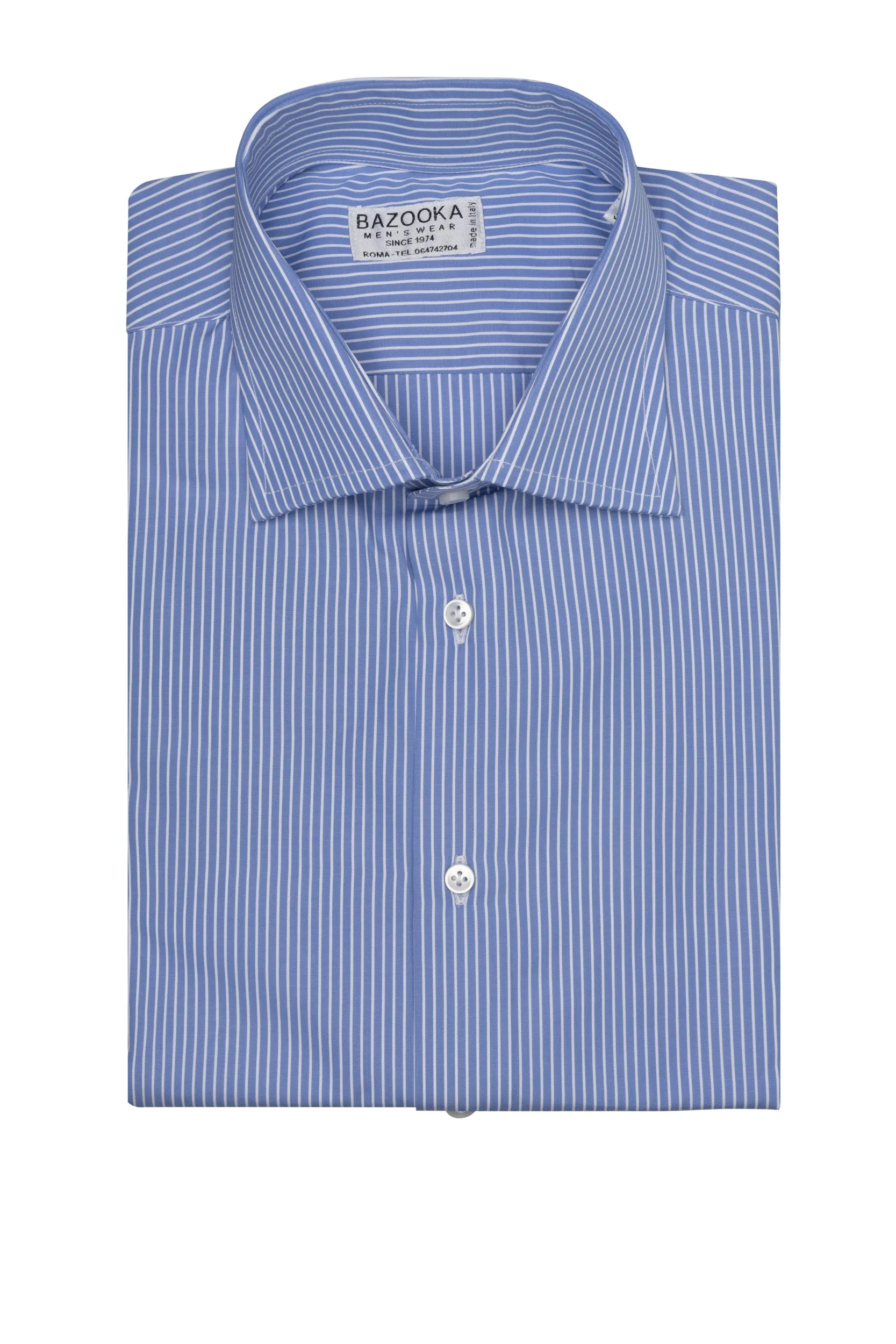 Light Blue Striped Shirt by Bazooka