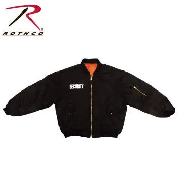 MA-1 Flight Jacket With Security Print