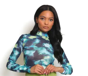 Mable Print Long Sleeve Bodysuit