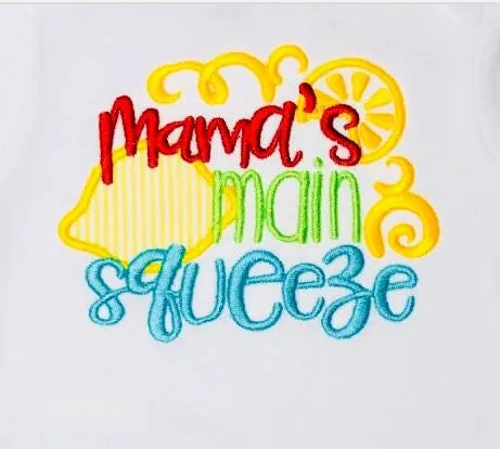 Mamas Main Squeeze Unisex  Baby Onesie Bodysuit Gift