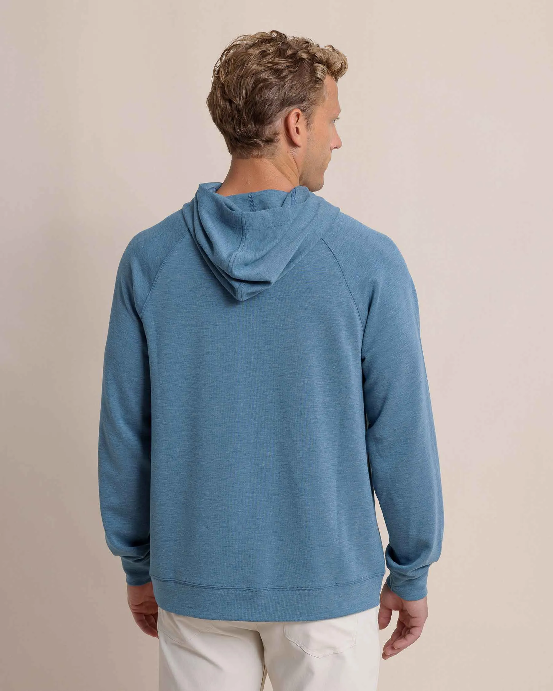 Manteo Heather Interlock Snapfront Hoodie