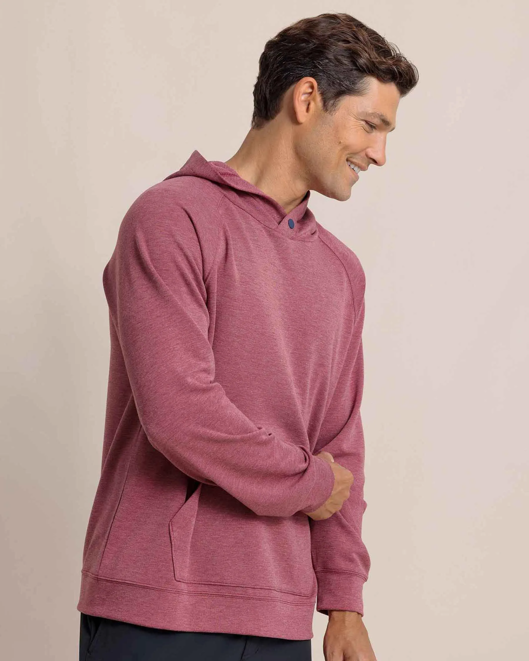 Manteo Heather Interlock Snapfront Hoodie