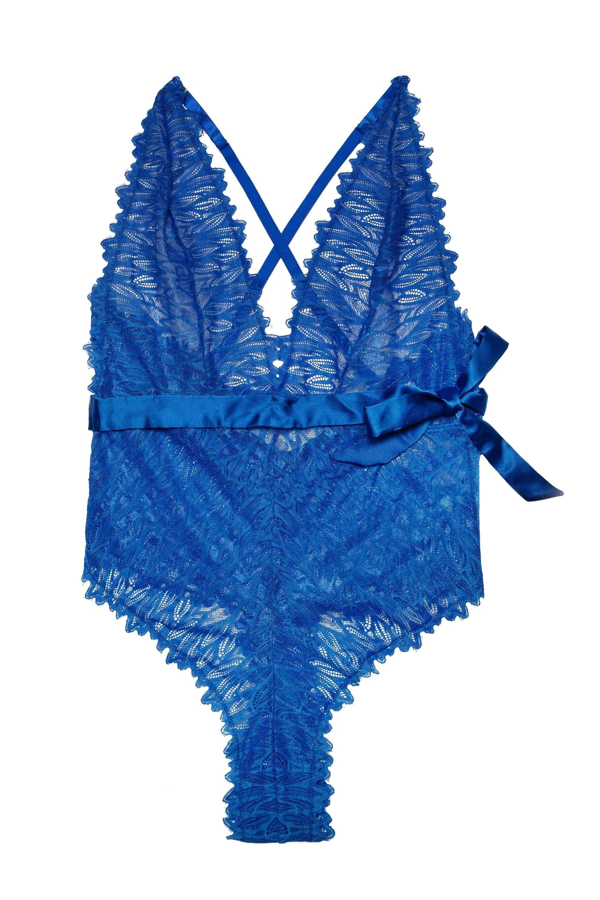 Margot Cobalt High Apex Plunge Body