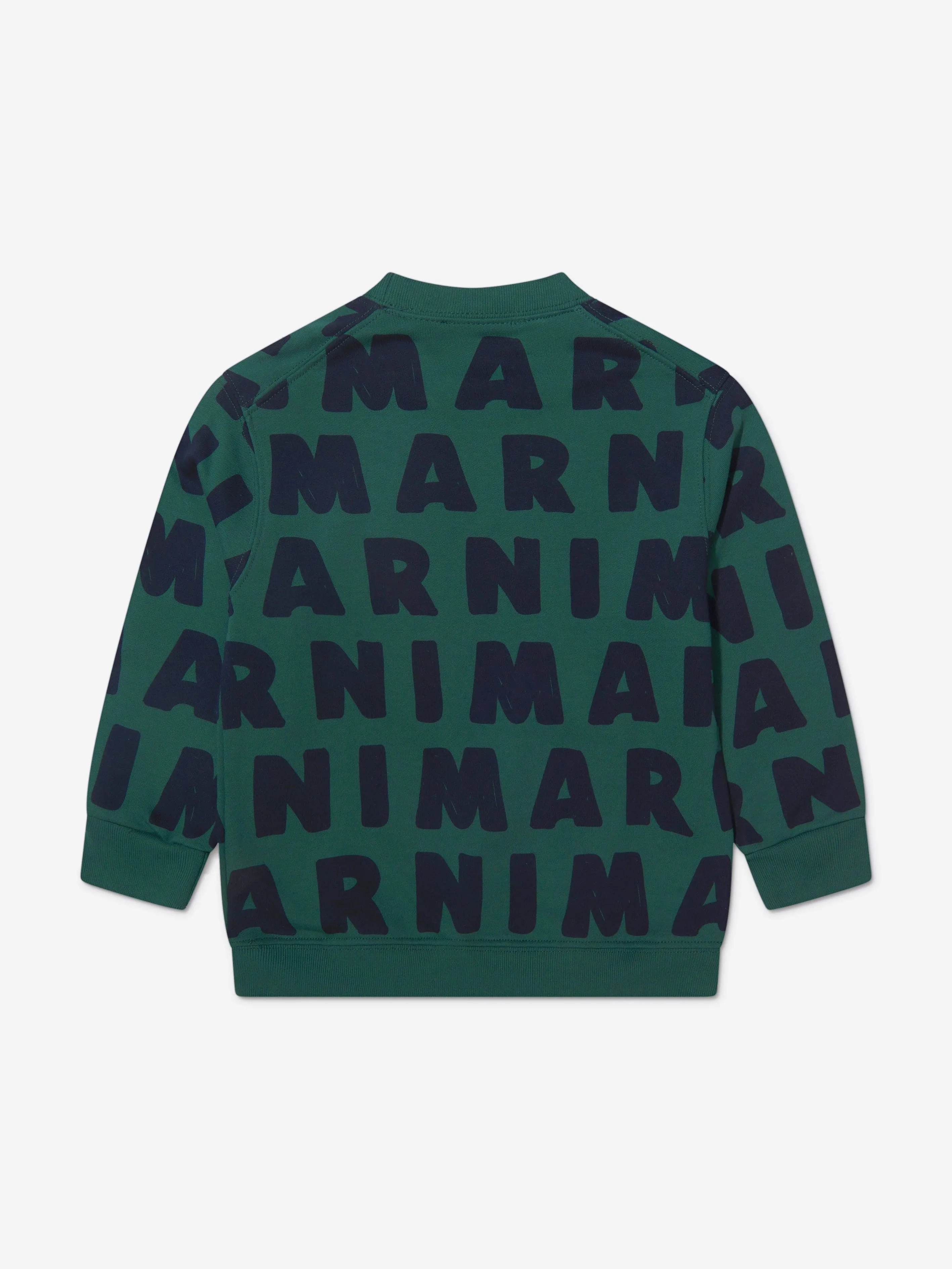 MARNI Boys All Over Logo Print Sweatshirt