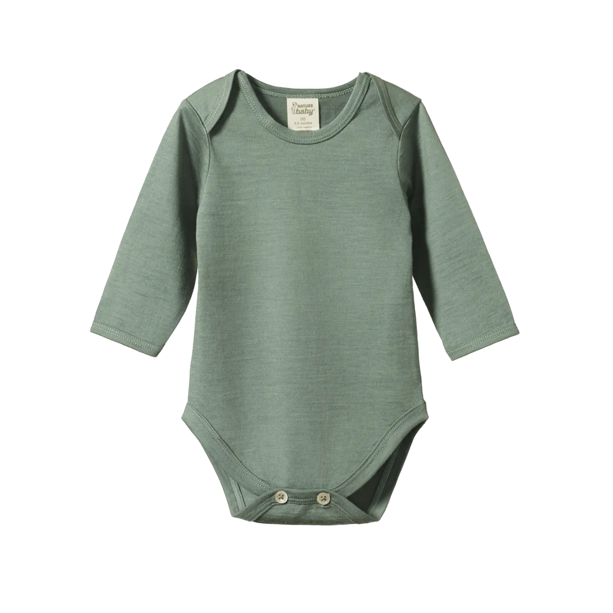 Merino Long Sleeve Bodysuit VARIOUS COLOURS